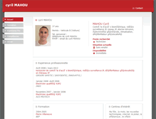 Tablet Screenshot of mahou-cyril.moncv.com