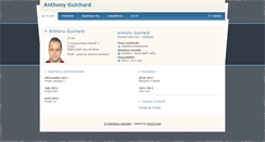 Desktop Screenshot of anthony-guichard.moncv.com