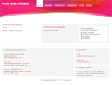 Tablet Screenshot of marieaude95470.moncv.com