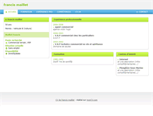 Tablet Screenshot of francis-maillet.moncv.com