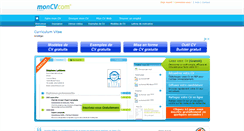 Desktop Screenshot of moncv.com