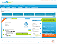Tablet Screenshot of moncv.com