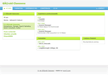 Tablet Screenshot of gerald.claessens.moncv.com