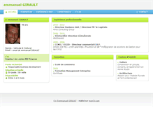 Tablet Screenshot of emmanuel-girault.moncv.com