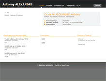 Tablet Screenshot of anthony-alexandre.moncv.com