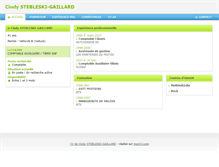 Tablet Screenshot of cindystebleski.moncv.com