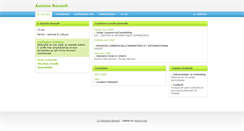Desktop Screenshot of antoine.renault.moncv.com