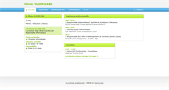 Desktop Screenshot of olivierolejniczak.moncv.com