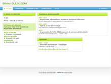 Tablet Screenshot of olivierolejniczak.moncv.com
