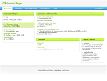 Tablet Screenshot of clementroger.moncv.com