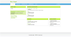 Desktop Screenshot of marcfagot.moncv.com