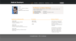 Desktop Screenshot of gabriel-souleyre.moncv.com