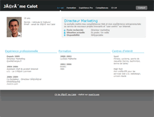 Tablet Screenshot of jerome-calot.moncv.com