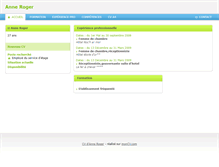 Tablet Screenshot of anne-roger.moncv.com