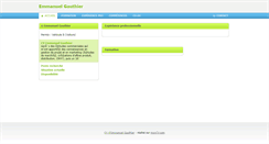 Desktop Screenshot of emmanuel.gauthier.moncv.com