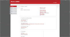 Desktop Screenshot of marion-lorho.moncv.com