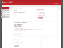 Tablet Screenshot of marion-lorho.moncv.com