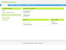 Tablet Screenshot of maugeais.moncv.com