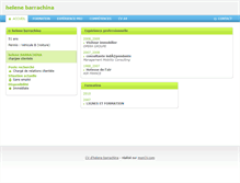 Tablet Screenshot of helene-barrachina.moncv.com