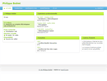 Tablet Screenshot of philippe-boblet.moncv.com