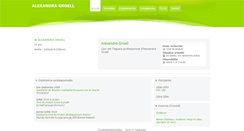 Desktop Screenshot of alexandra-groell.moncv.com