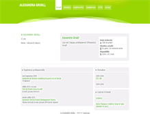 Tablet Screenshot of alexandra-groell.moncv.com
