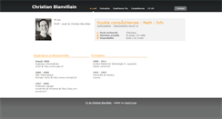 Desktop Screenshot of blanvill.moncv.com