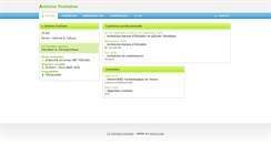 Desktop Screenshot of antoine-fontaine.moncv.com