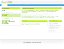 Tablet Screenshot of michel-serres-09.moncv.com