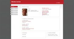 Desktop Screenshot of nicolas-leroux.moncv.com