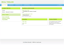Tablet Screenshot of olivierthulliez.moncv.com