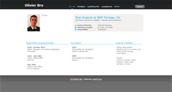 Desktop Screenshot of olivierbru.moncv.com