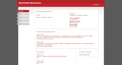 Desktop Screenshot of benchaida.moncv.com