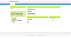 Desktop Screenshot of alex.bouvet.moncv.com