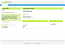 Tablet Screenshot of alex.bouvet.moncv.com